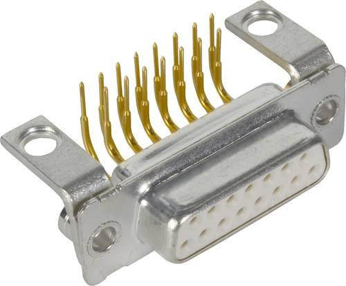HARTING Steckverbinder 09 67 212 6801 09672126801 Polzahl: 15, Farbe: Silber, Löttechnik - Bild 1