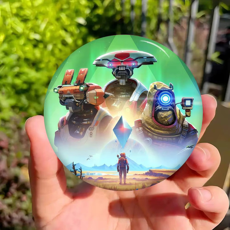 Brosche No Man's Sky Weltraum-Spiel, Anime-Charakter, Unisex - Bild 3