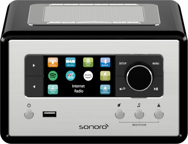 Sonoro Relax Internetradio in Schwarz - Bild 1