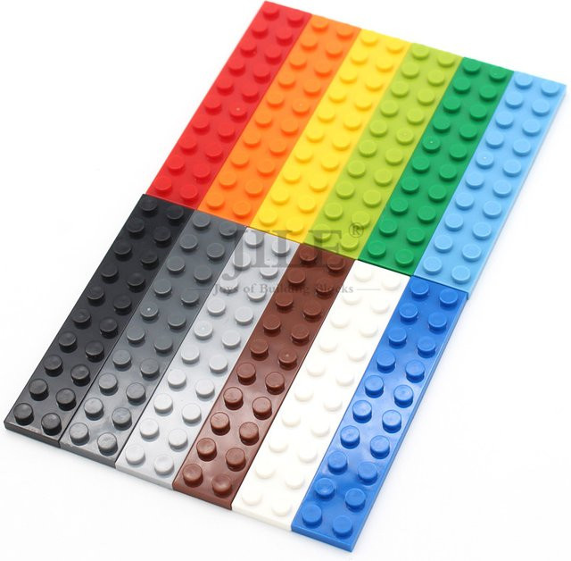 jile Moc-Platte 2x10, Bausteine, 20-teiliges Set, Gelb, Bunt / Mehrfarbig - Bild 1