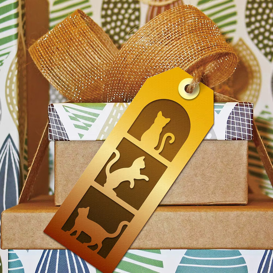 Schneideformen aus Kohlenstoffstahl mit Katzen- und Hundemotiv für DIY-Scrapbooking, Fotoalben und Papierkarten - Bild 2