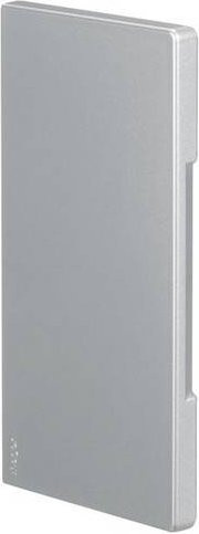 Hager BRA851706LAN Endstück aus Aluminium in Silber, B: 17,0 cm, T: 8,3 cm - Bild 1