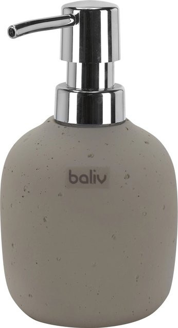 baliv Seifenspender aus Polyresin im Used-Look, grau - Bild 1