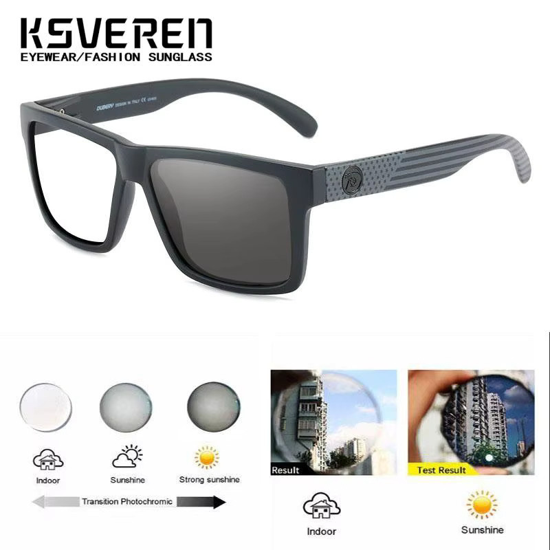 KSVEREN Korrektionsbrille, Quadratisch, Vollrand, Kunststoff, Schwarz, Herren - Bild 2