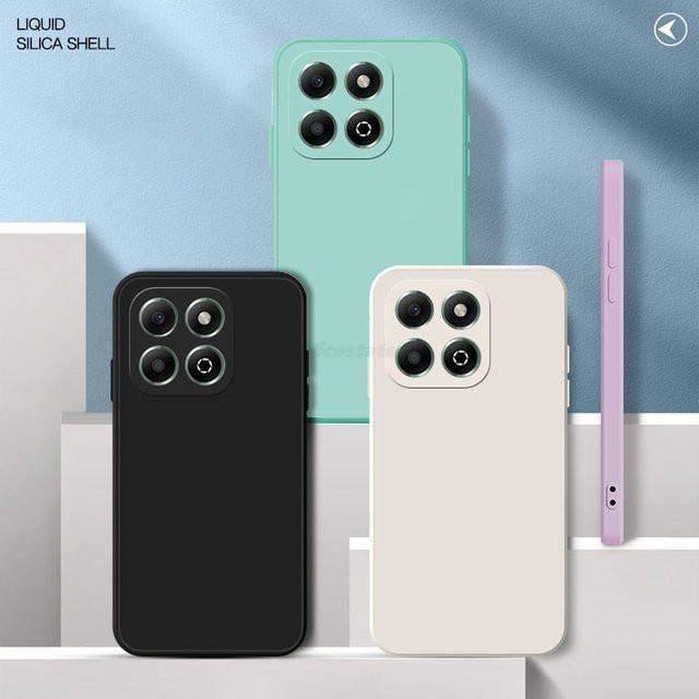 Silikon Schutzhülle für Honor X6, X6S und X6A in Lila mit Kameraschutz und Anti-Drop-Funktion - Bild 1