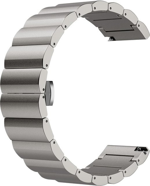 MY-CASE Uhrenarmband Titan, 22mm, Silber, Unisex - Bild 1