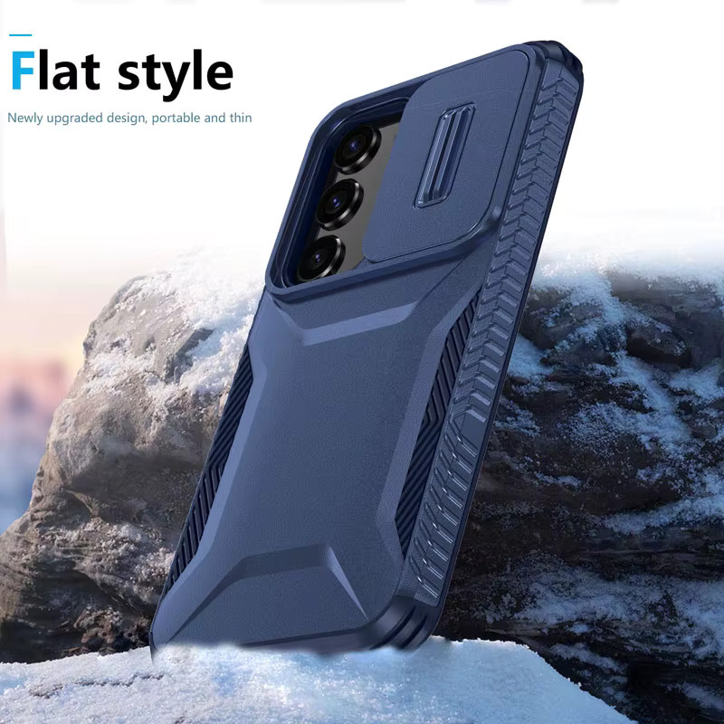 Stoßfeste Schutzhülle mit Kameraschutz für Samsung Galaxy S25 S24 Ultra S24 FE S24 Plus S23 Ultra S23 FE S23 S22 Hard Shell Case in Grün und Blau - Bild 5
