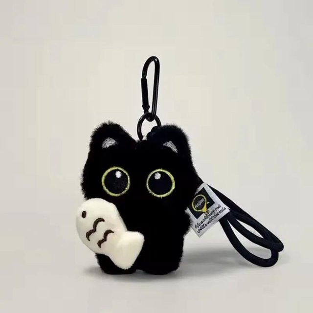 Schlüsselanhänger Linyi toy, Schwarzes Kätzchen, Unisex - Bild 1
