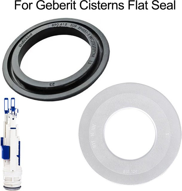 Geberit Wasserventil Gummidichtung zur Leckprävention für Spülkasten, 2 Stück - Bild 1