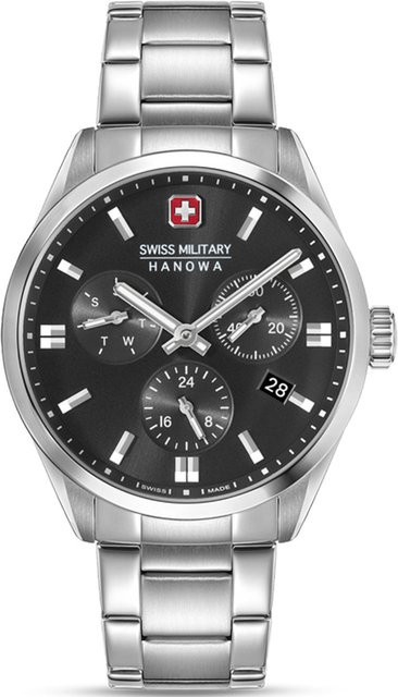 Swiss Military Hanowa Armbanduhr Roadrunner Advanced, Quarz, Edelstahl, 43 mm, Herren - Bild 1