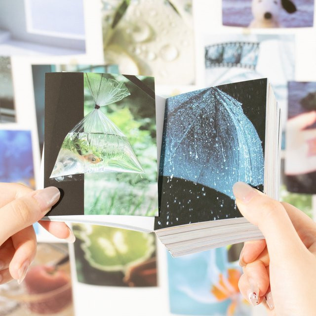 50 Blatt dekoratives Retro-Papier mit nostalgischen Mustern in Multicolour für dein Tagebuch und Basteldekorationen - Bild 1