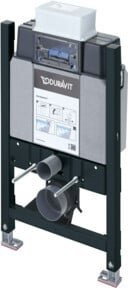 Duravit WC-Element DuraSystem Wall-Hung, Grau, Breite: 50 cm, Höhe: 84 cm - Bild 1