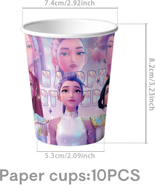 Discover Intime Kpop Dämonenjäger Ballon, Kuchen Dekoration, Einweg Feiertagsgeschirr - Bild 1