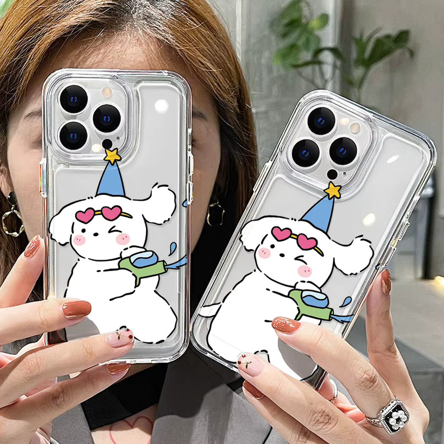 Caynes Transparente Silikon Schutzhülle für iPhone 17 Pro Max, 16, 15, 14, 13, 12 und 11 - Bild 2