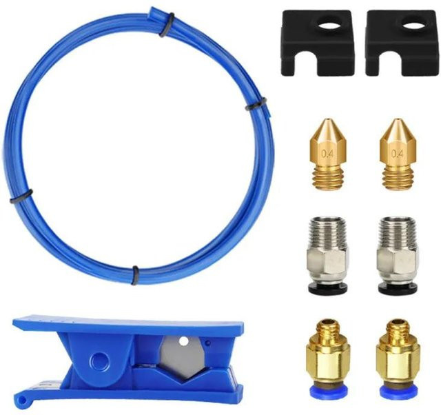 Topfactory XS-Serie Pneumatik-Anschluss Schlauch KIT für Ender 3 V2, Ender 3, Ender 3 Pro und Ender 5 3D-Drucker in Blau - Bild 1