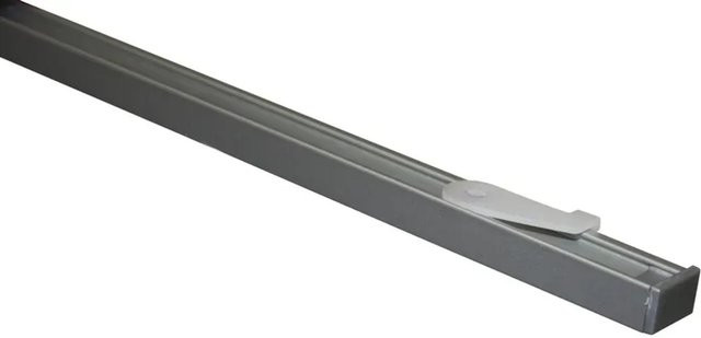 Gardinia Vorhangschienen-Set Lucy 1-läufig Silber 230 cm aus Aluminium für die Deckenmontage - Bild 1