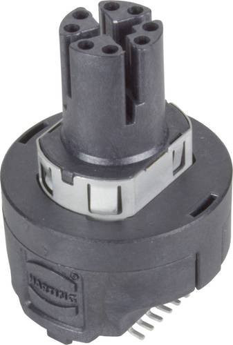 HARTING Leiterplattenadapter 21033812817 Schwarz mit 8 Polen für Ethernet/LAN - Bild 1
