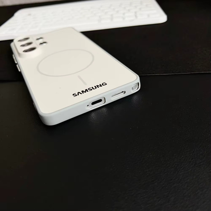 Original Flüssigsilikon-Handyhülle für Samsung Galaxy S26 S25 S24 S23 S22 Plus FE A56 A57 A36 5G in Beige - Bild 4