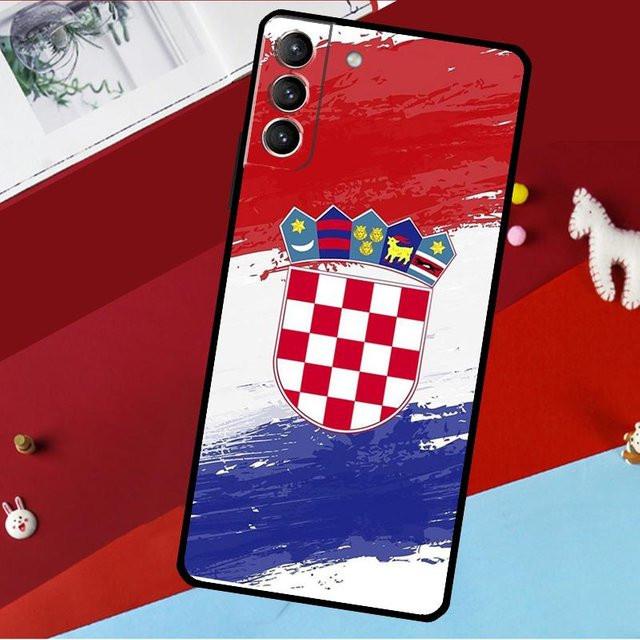 Handyhülle mit Kroatien Flagge für Samsung Galaxy S26 S25 S24 S23 S22 S21 S20 Ultra Plus FE in Multicolor - Bild 1