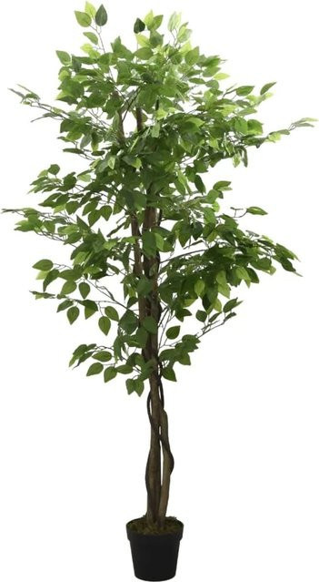 vidaXL Künstlicher Ficusbaum in Grün mit 1260 Blättern, Höhe: 200 cm - Bild 1