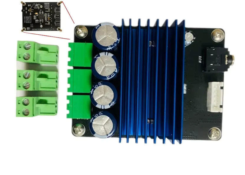 Nvarcher HIFI Digital-Verstärker CLASSD Board MERUS MA12070 2X80W V1.6 in Schwarz - Bild 5