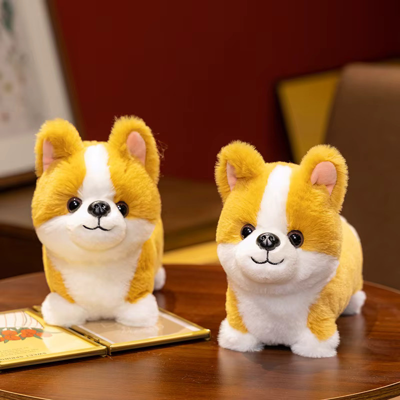 Corgi Hund Plüsch Spielzeug, Stofftier, Braun - Bild 2