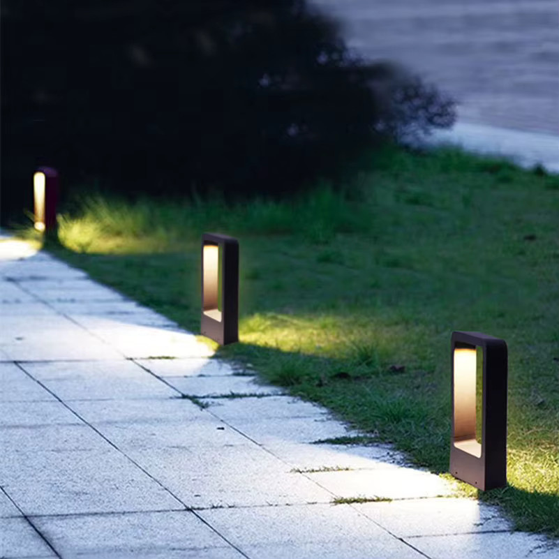 ONDENN COB LED Gartenleuchte 15W Moderne Säulenleuchte Schwarz Warmweiß - Bild 5