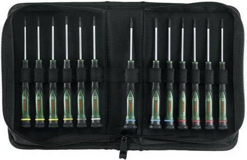 Bosch Präzisions-Schraubendreher-Set, 13-teilig, Schwarz-Multicolor - Bild 1