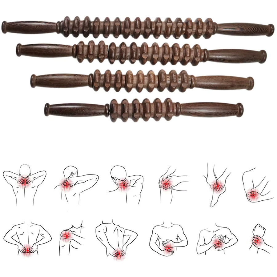 STAWHO Massagegerät aus Holz, Handroller, Unisex - Bild 4