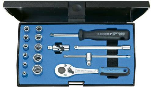 Gedore Steckschlüsselsatz 1/4 Zoll 16-teilig 6162220 - Bild 1