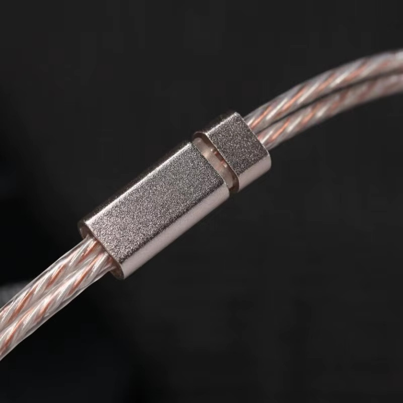 Koceta OFC versilbertes A2DC-Headset-Kabel in Silber mit 3,5 mm Jack für Audio Technica MSR7B SR9 ES750 ES950 ES770H - Bild 2