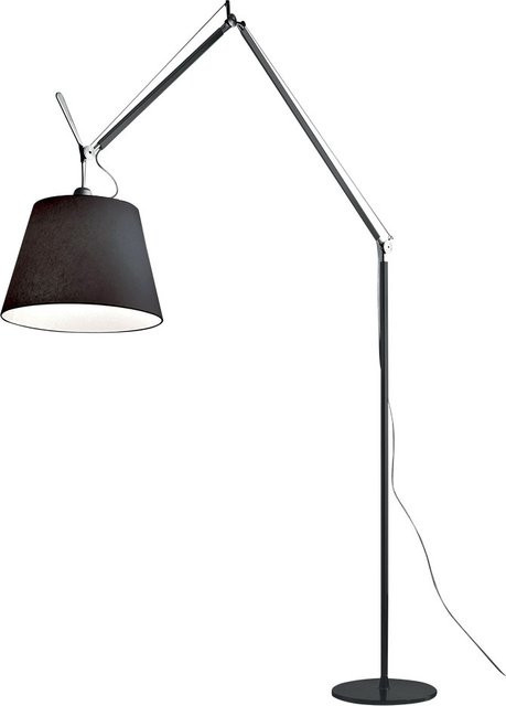 Artemide Tolomeo Mega 42 Terra LED-Stehleuchte in Schwarz mit dimmbarer warmweißer Beleuchtung (3000K) - Bild 1