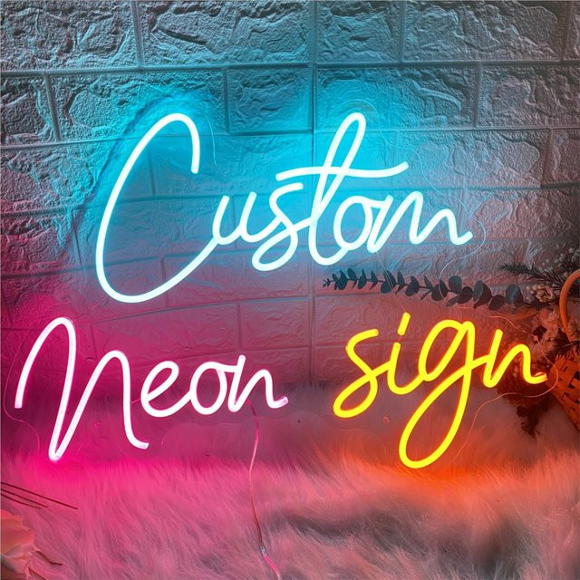Personalisierte Neon LED Zeichen von ZHAOPAILAO für Hochzeit, Geburtstag, Party, Schlafzimmer oder Bar - Bild 1