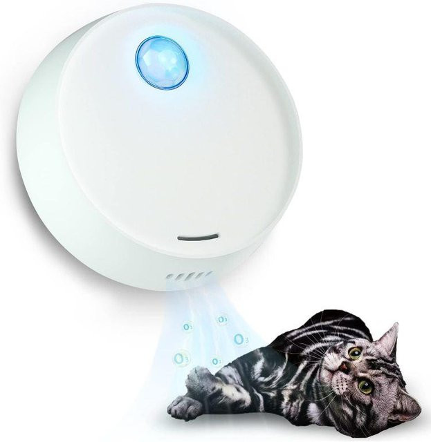 Oudun Intelligenter Katzengeruchsreiniger Deodorant für Katzenstreu in Weiß - Bild 1