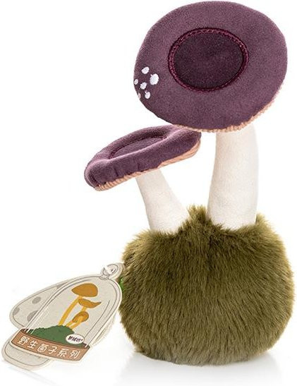 Yiran toy Wildpilz Plüschtier, Samtfußrübling Pilz Kuscheltier, 14cm, ab 14 Jahren - Bild 1