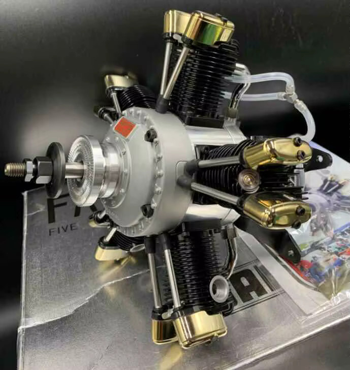 SAITO FA-325R5D 5-Zylinder Radial-Methanol-Motor, 3,1cc, 4-Takt, Zubehör - Bild 4