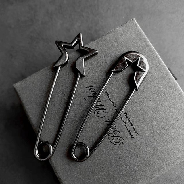 Velishy Retro Sicherheitsnadeln aus Metall für Kleidung und Jeans - Bild 1