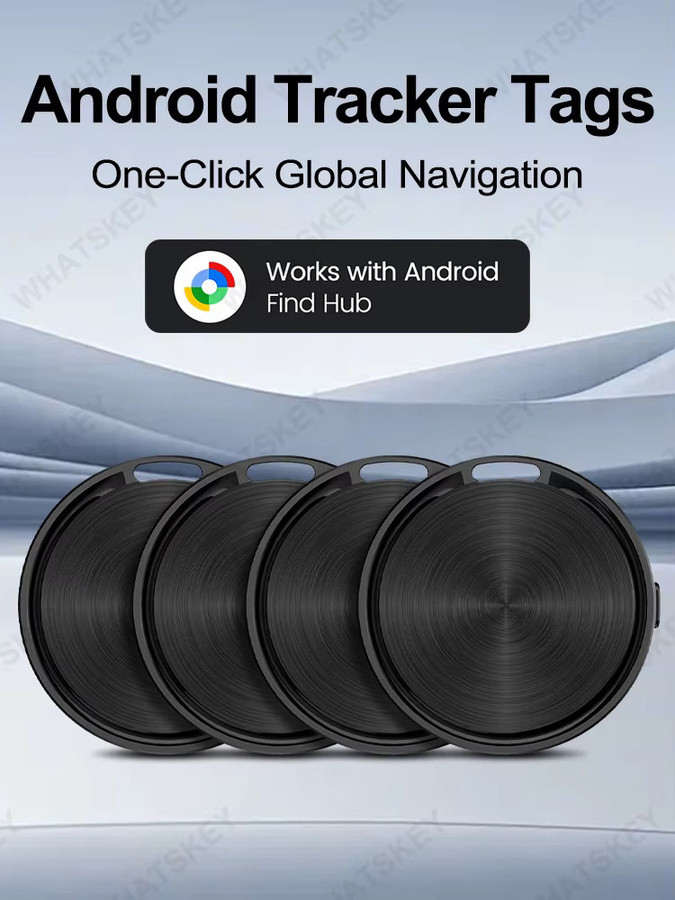 Tragbarer GPS-Standorttracker für Android mit Google Find My Device Funktion zur Ortung von Fahrrädern in Schwarz oder Weiß - Bild 4