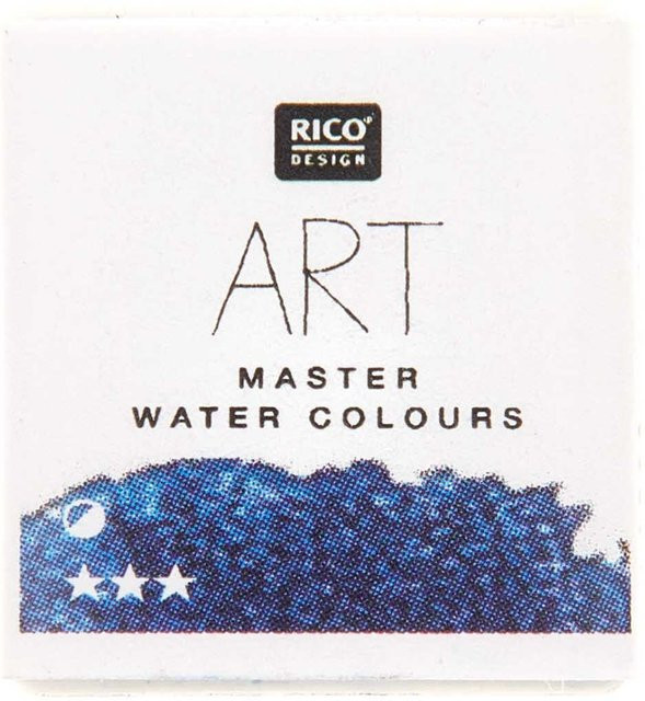 Rico Design ART Master Aquarellfarbe Preußisch Blau im halben Näpfchen - Bild 1