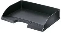 Leitz Briefablage Plus aus Kunststoff, Schwarz, B: 36,3 cm, T: 27,3 cm, H: 7,0 cm - Bild 1