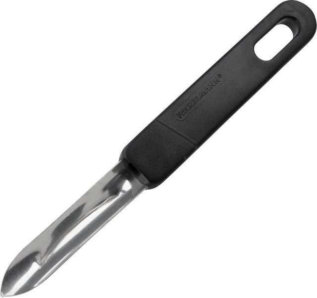 Nirosta Sparschäler aus Edelstahl in Schwarz, Länge: 17 cm - Bild 1