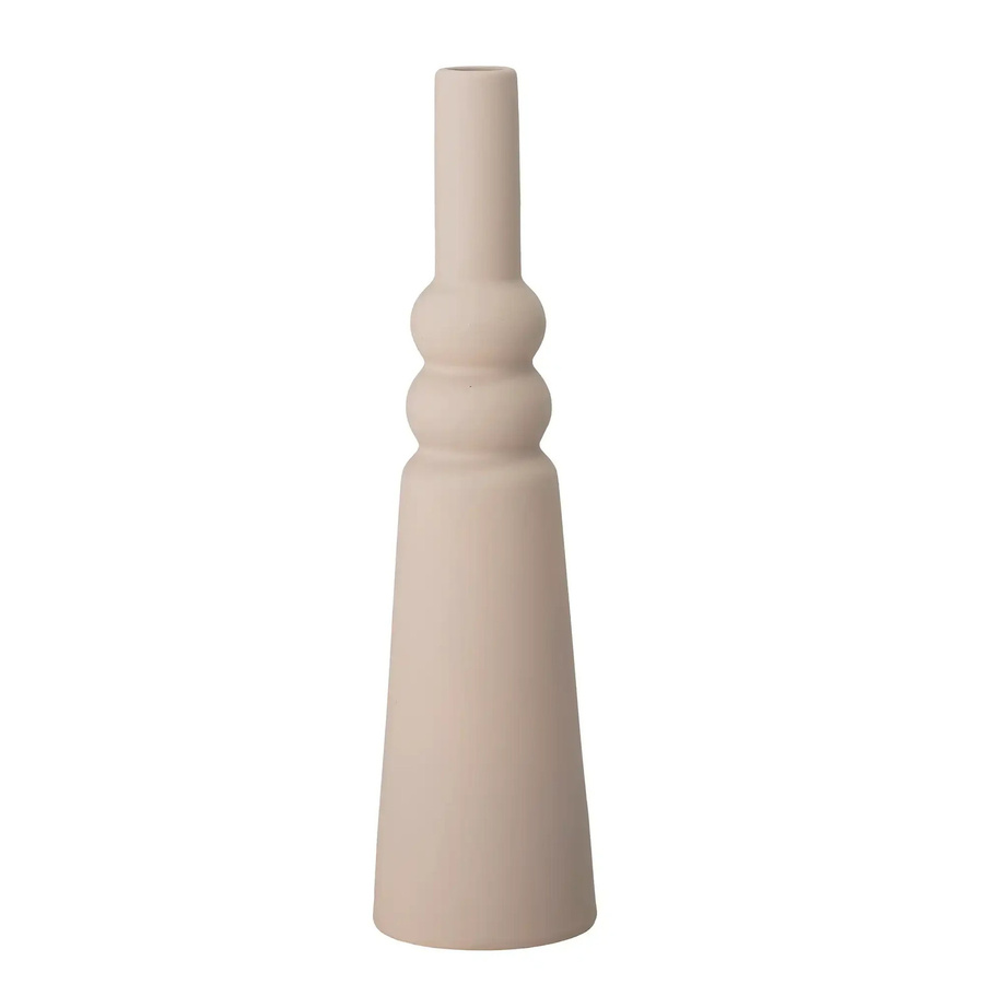 Bloomingville Vase Isolde aus Steingut in Beige, Höhe: 28,5 cm - Bild 1