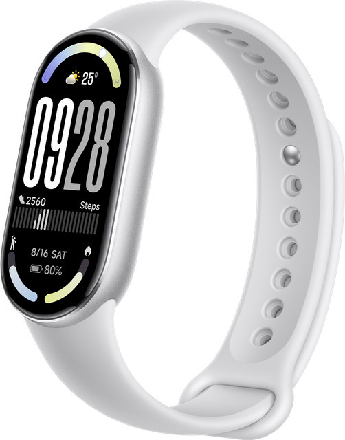Xiaomi Smart Band 10 Fitness-Armband in Glacier Silver mit Herzfrequenzmessung und Schlaftracking - Bild 2