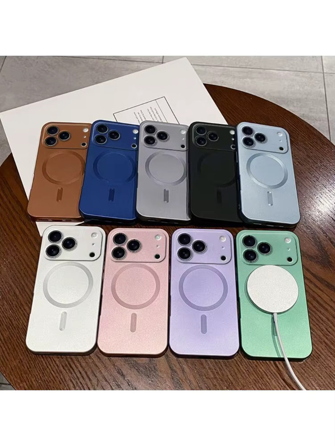 LICOERS Magnetische Silikon Hülle für iPhone 17 Pro Max, 17 Pro und 17 Pro Air mit MagSafe Kompatibilität und Kamera-Schutz in Schwarz - Bild 4