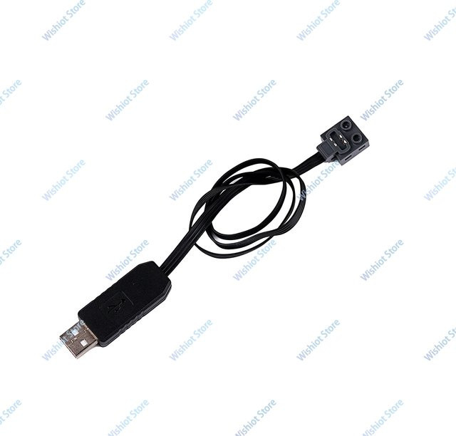 Wishiot MOC Micro-USB-auf-9V-Adapterkabel für Power Functions Bausteine, Schwarz, Länge: 46 cm - Bild 1
