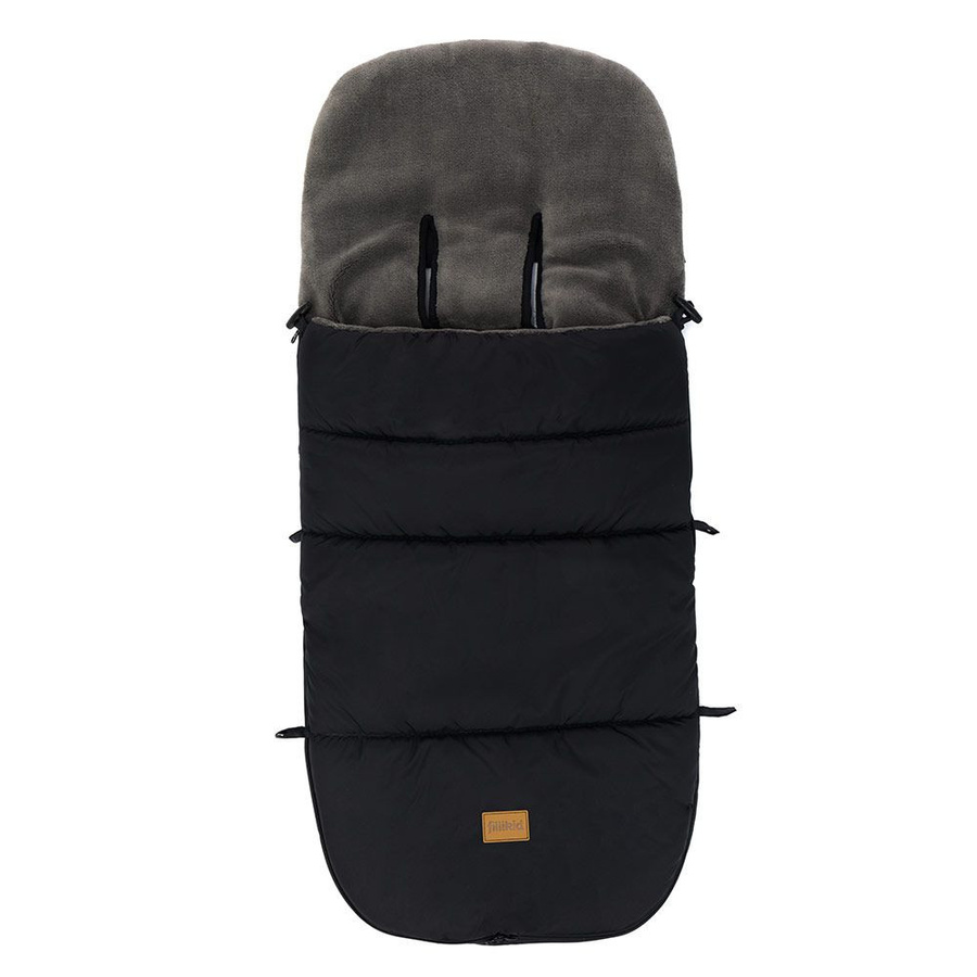 Fillikid Fleece-Fußsack Kinley in Schwarz aus Polyester - Bild 1
