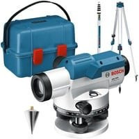 Bosch Optisches Nivelliergerät GOL 26 D Professional in Blau mit Baustativ - Bild 1