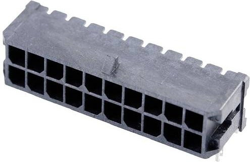 Molex Stiftgehäuse-Platine 430452007 in Schwarz und Grau - Bild 1