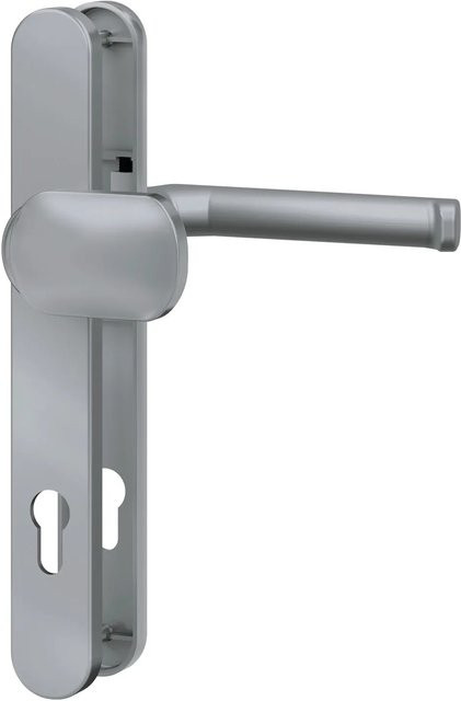 BASI Schmalrahmen-Garnitur SRW 4100 PZ Rund in Edelstahloptik aus Aluminium - Bild 1