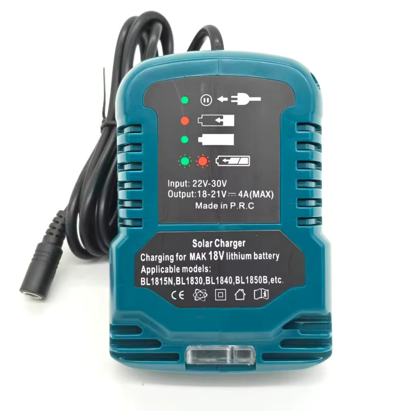 Alasicka Solarladegerät für 18 V Li-Ionen-Akkus kompatibel mit Makita, Milwaukee und Bosch - Bild 4